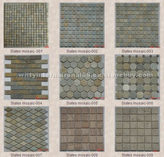 Slates mosaic