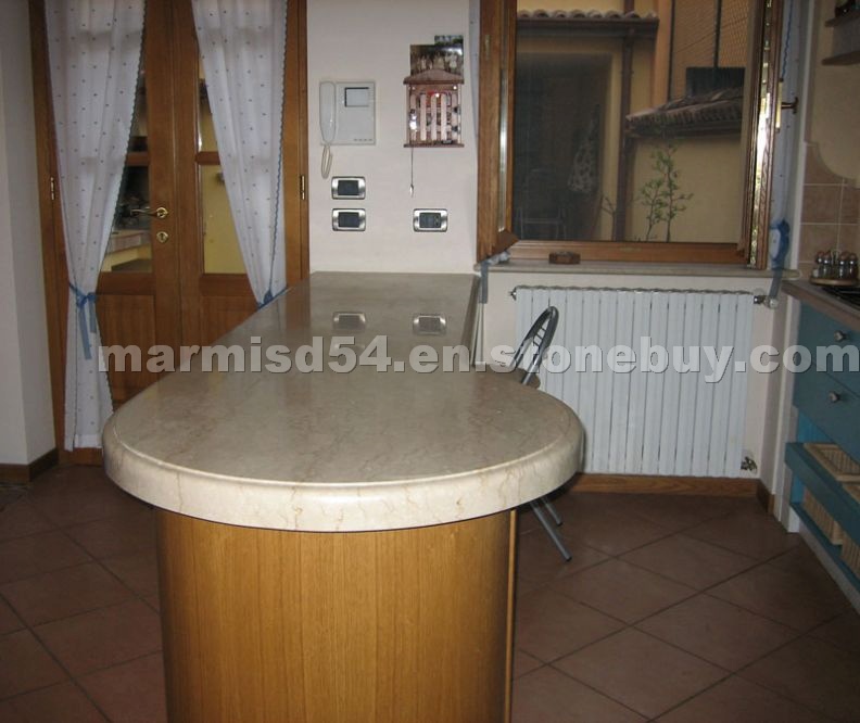 Peninsula in Botticino Marble