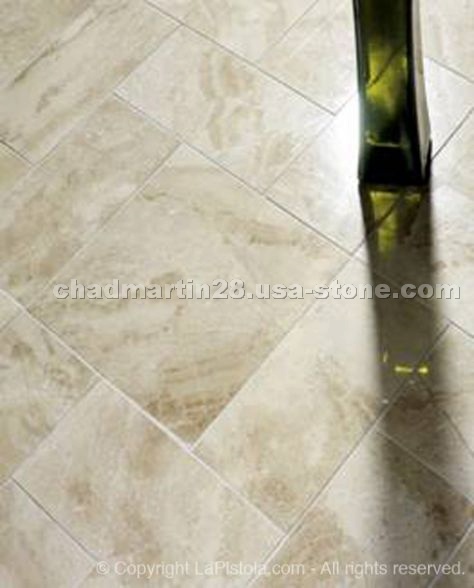 Crema Cappuccino Brushed Chipped Edge