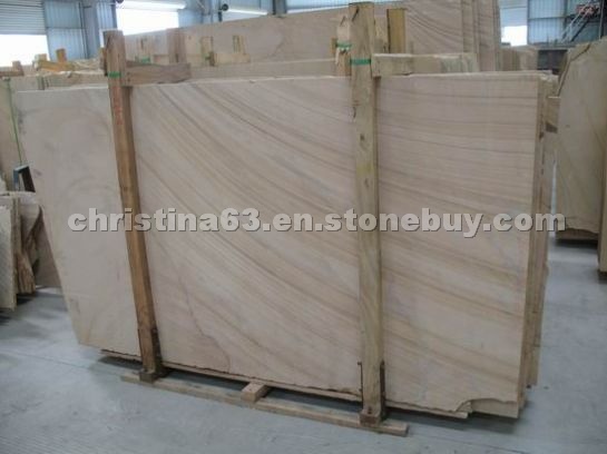 Yellow Wooden Sandstone Slabs