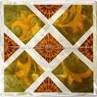 Alpha Green-Gold Metal Tile