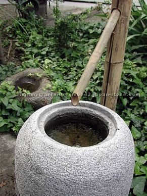 Japanese style fountain