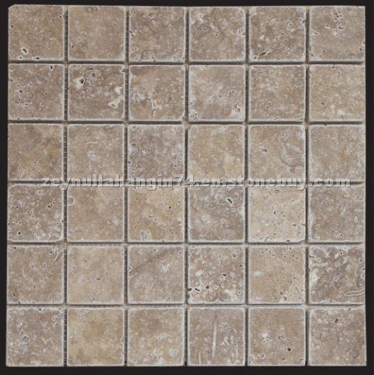 Travertine mosaic Travertine mosaic