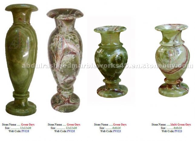 Onyx Flower Vase