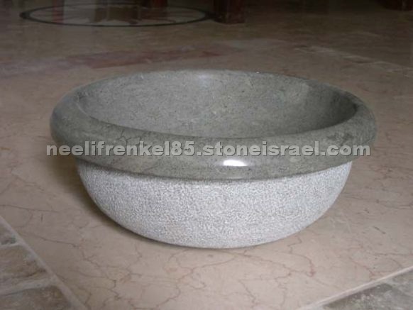 Jerusalem Grey Wash Basin