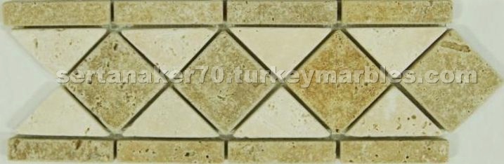 Tumbled Ivory Borders