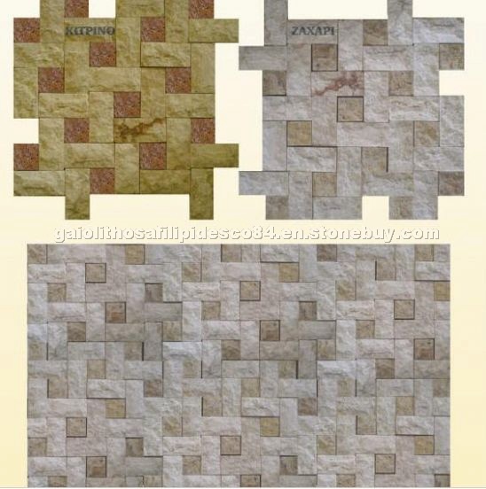 Mosaic in net - pattern