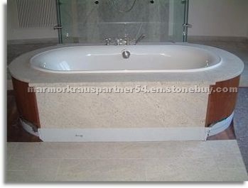 Bath tub in Kashmir White