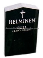 Black Granite Tombstone