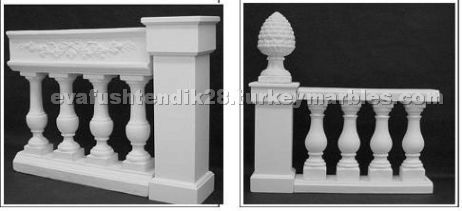 Travertine Balustrade