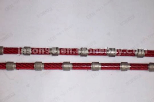 Diamond wire for granite profiling