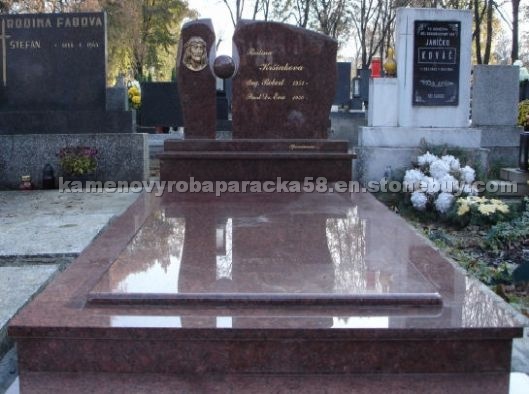 Multicolor Red Granite Monument