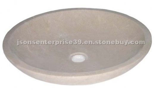 Verona beige round sinks