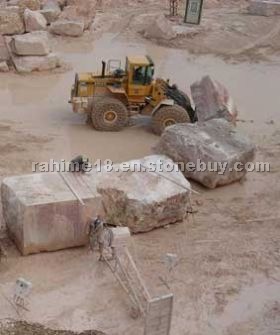 Antique Red Travertine Blocks