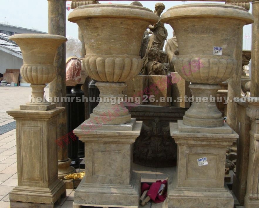 Stone Marble Flowerpot