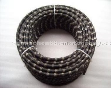 Diamond wire saw for granite quarrying