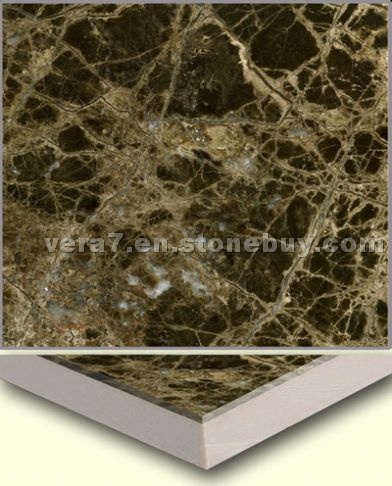 laminated panel-dark emperador with ceramic tile laminated panel-dark emperador with ceramic tile