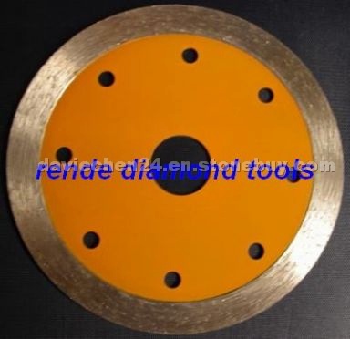 Sintered rim diamond blade