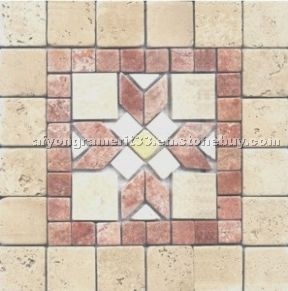Travertine mosaic