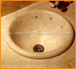 Stone mosaic sink
