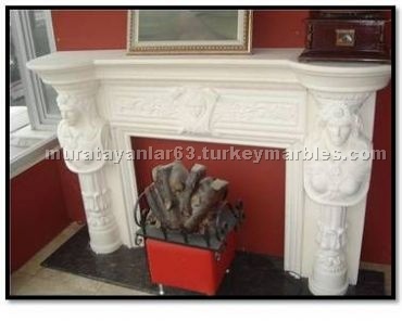 Crema Cloudy Limestone Fireplace DCH001