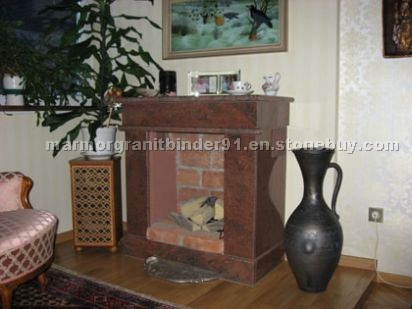 Rosso Multicolor Fireplace