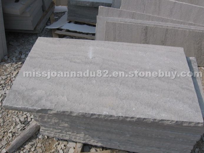 White sandstone paving White sandstone paving