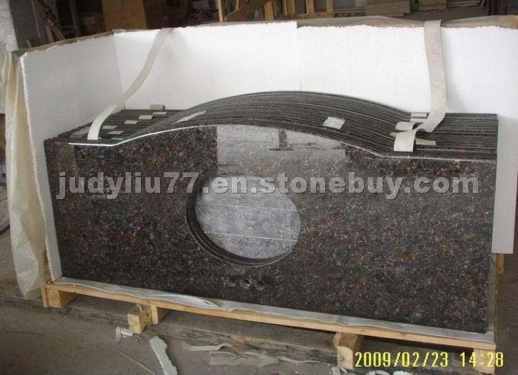 Tan Brown granite vanity top