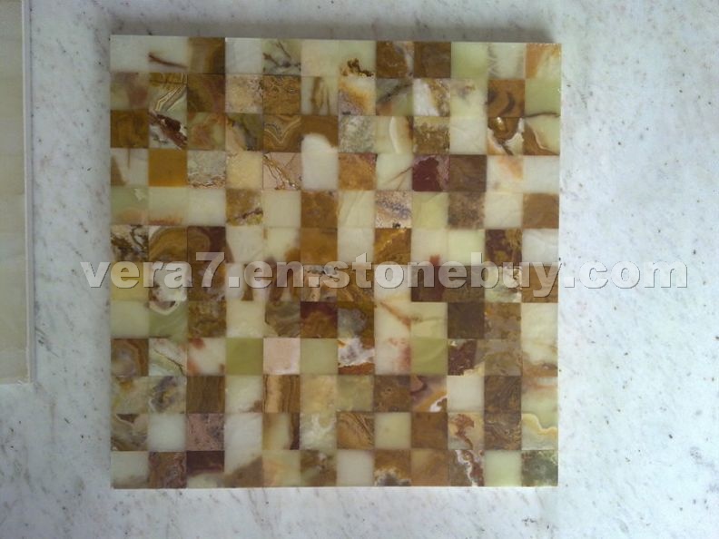 Multi Green Onyx Mosaic Multi Green Onyx Mosaic