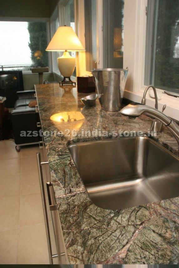 Rain Forest Green Countertop