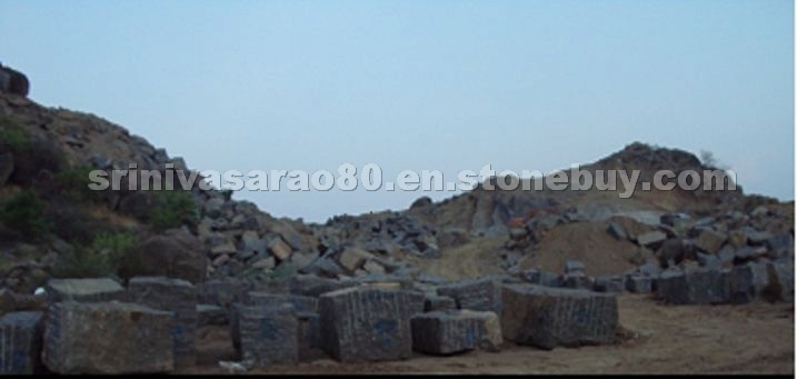 Ruby Red Granite Blocks