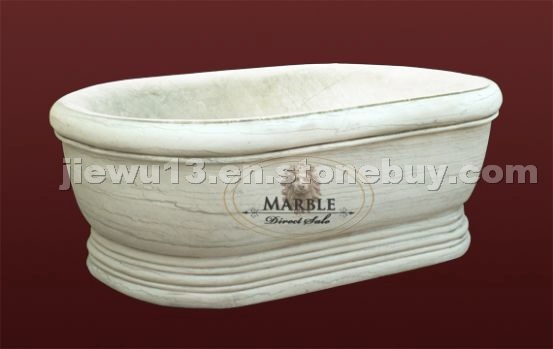 Carrara White Bathtub