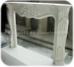 marble fireplace