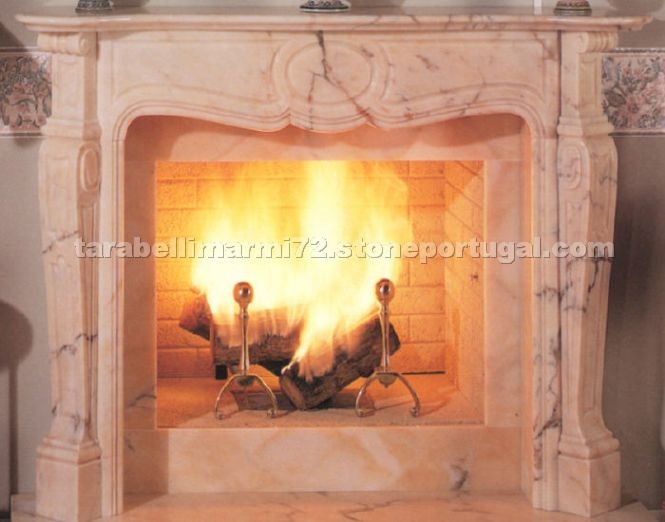 Fireplace in Rosa Portogallo