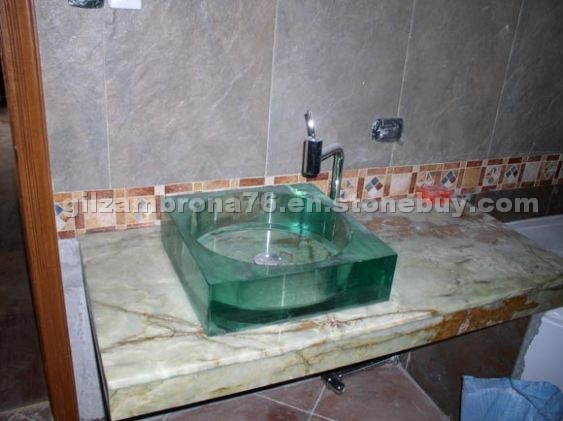 Light Green Onyx Vanity Top