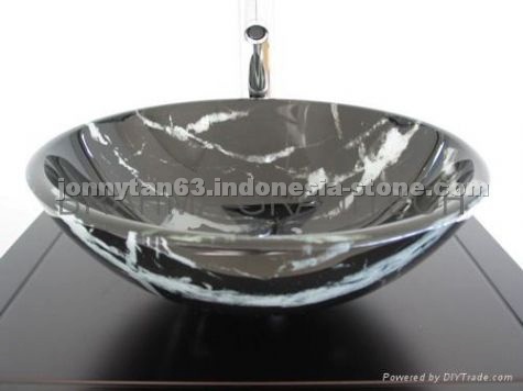 Wash basin, pedestal and vanities marble