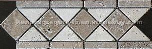 Travertine Tumbled Border