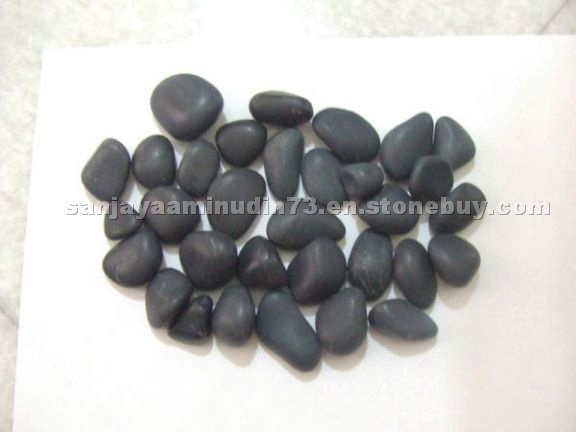 black pebbles