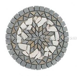 Slate Mosaic Stone Medallions Slate Mosaic Stone Medallions