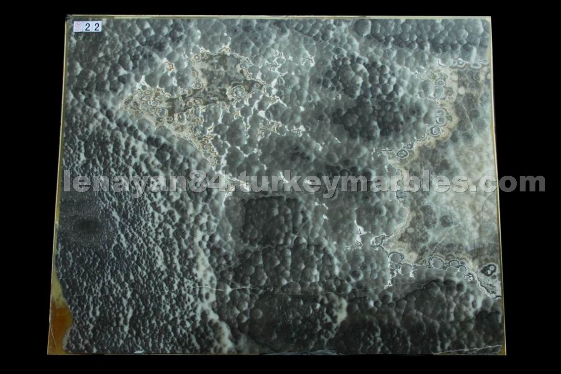 Laminated Gray Onyx Tiles