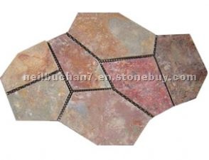 Red Rust Slate Flagmat