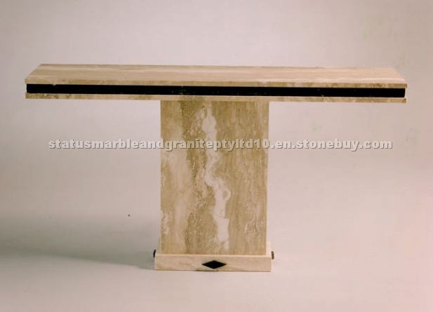 Travertine table top
