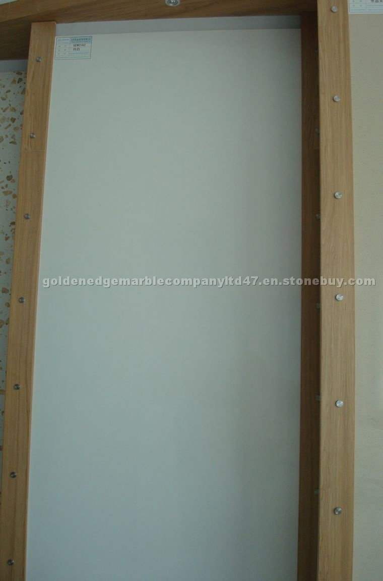 pure white marble - crystalline stone