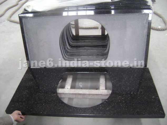 Black Galaxy Vanity Tops