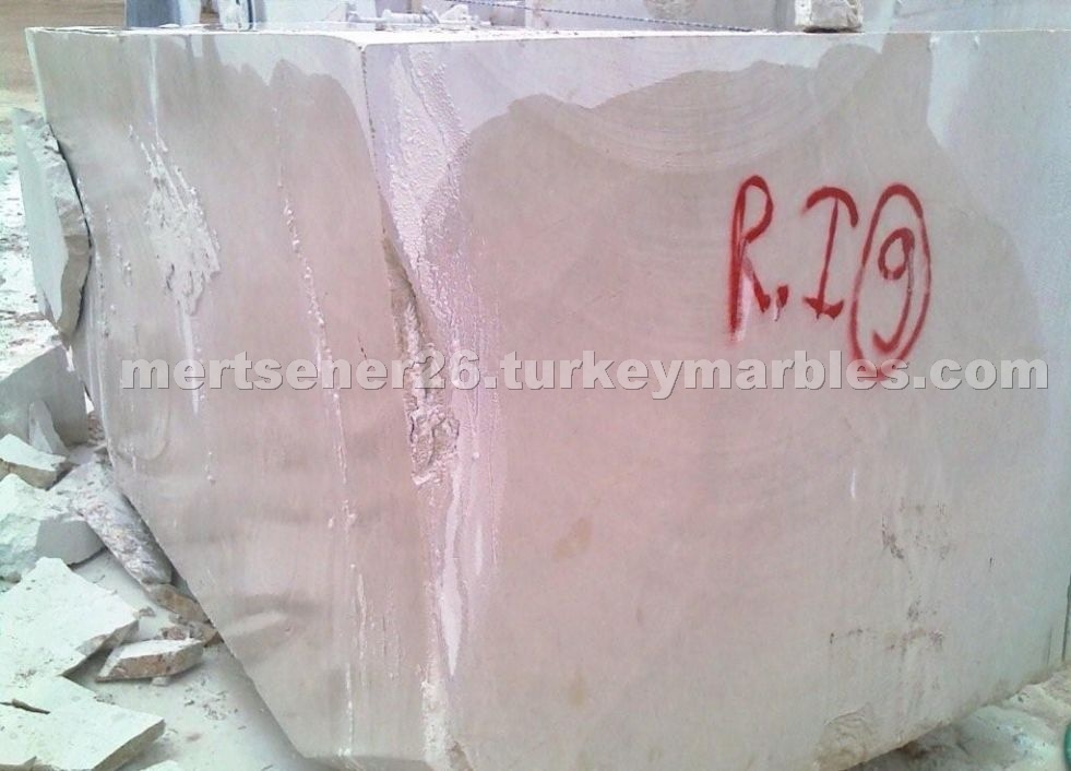 Beige marble block