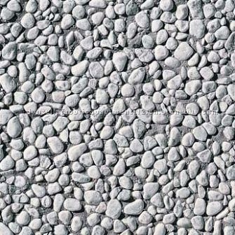 White cobble stone