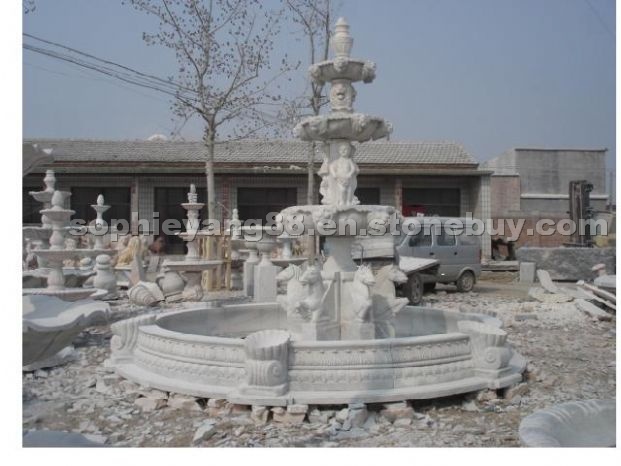 stone fountain