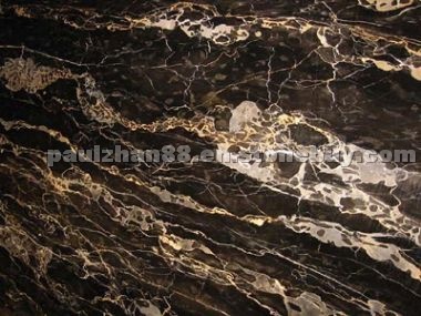 Portoro marble tile, imported marble Portoro marble tile, imported marble
