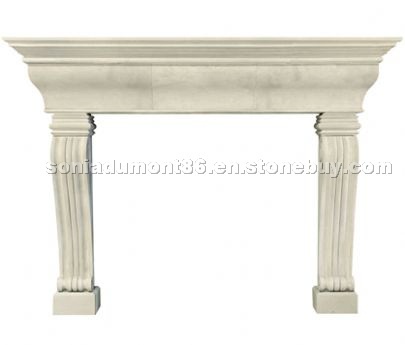 Hand-carved Fireplace Surround and Lintel: The Tos