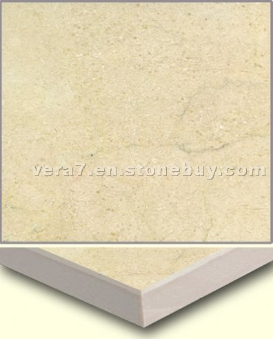 laminated panel-crema marfil with ceramic tile